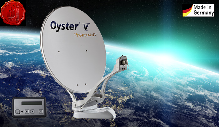 Oyster Vision 5 satellite systems top banner